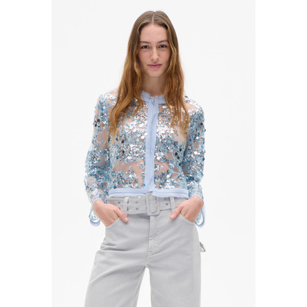 Baum Und Pferdgarten vest blue