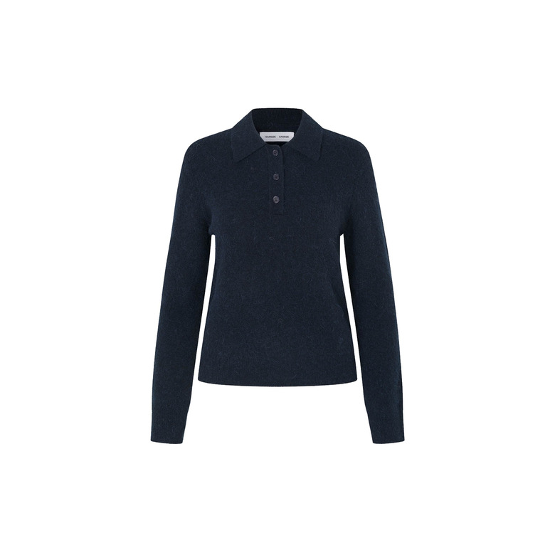 Samsoe&samsoe polo bleu 1