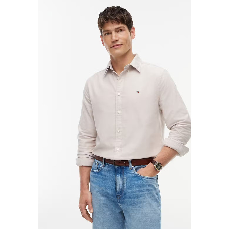 Tommy Hilfiger hemd beige 2