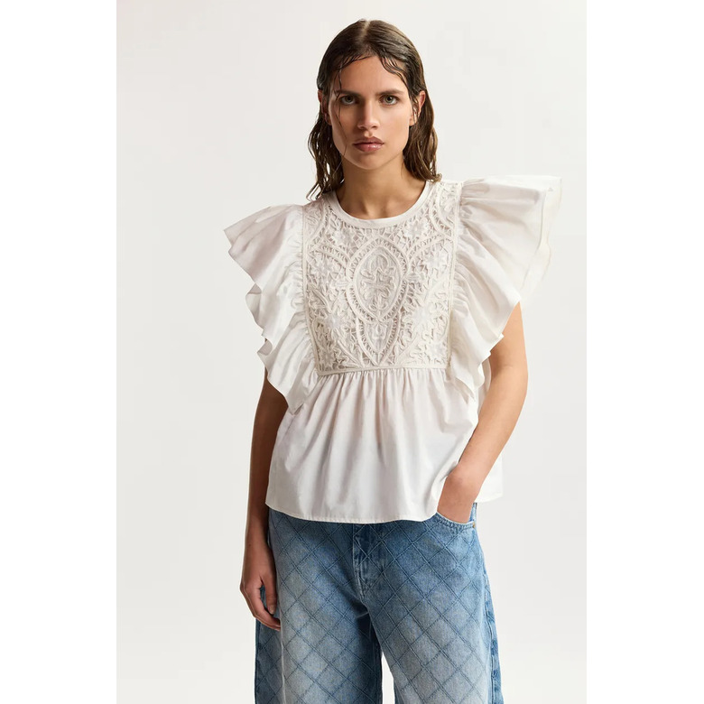 Essentiel blouse white 2