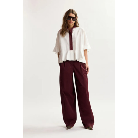 Essentiel broek bordeaux