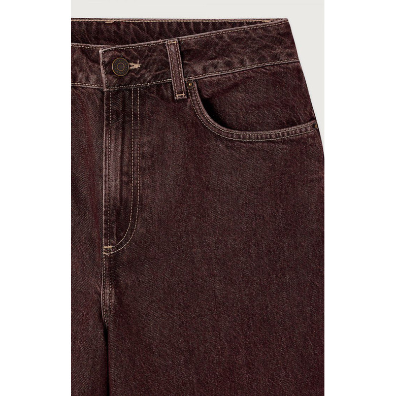 American Vintage jeans bordeaux 2