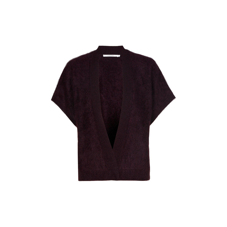 Xandres strickjacke lila 1