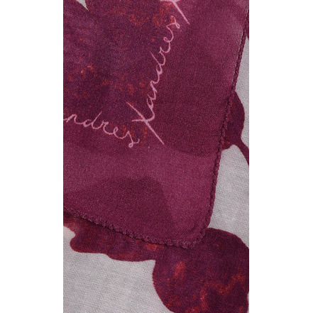 Xandres schal bordeaux