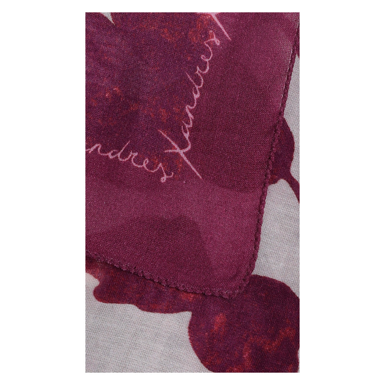 Xandres schal bordeaux 2