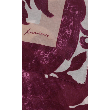 Xandres schal bordeaux