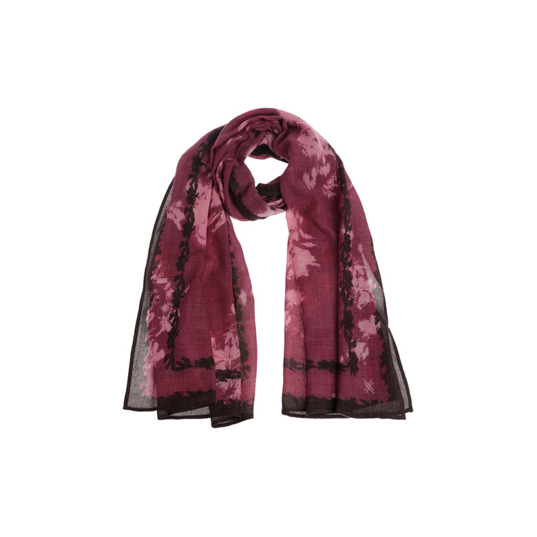 Xandres echarpe bordeaux 1