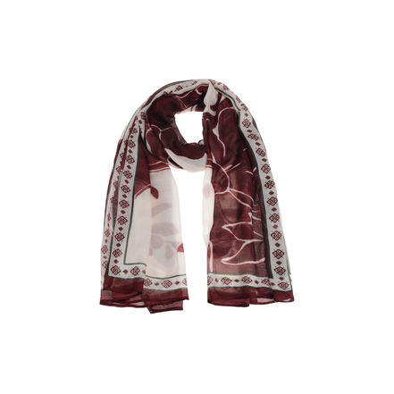 Xandres echarpe bordeaux