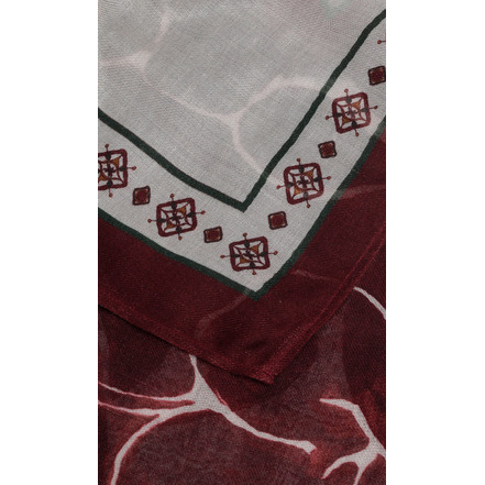 Xandres schal bordeaux
