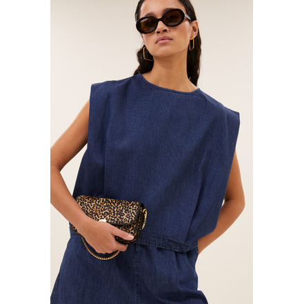 By-bar bluse blau