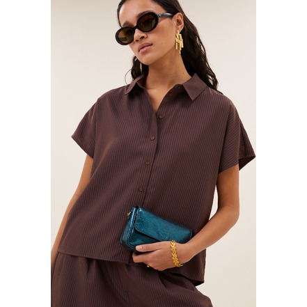 By-bar bluse braun