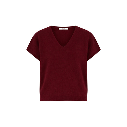 By-bar pullover bordeaux