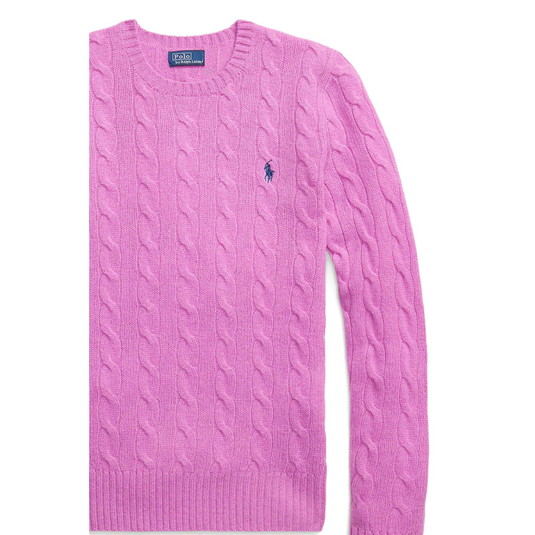 Ralph Lauren pull rose 2