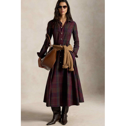 Ralph Lauren jurk bordeaux