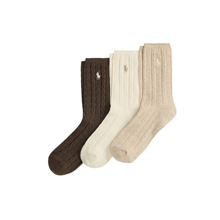 Ralph Lauren chausettes beige