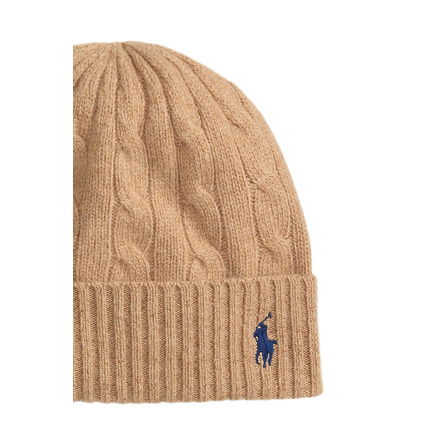 Ralph Lauren beanie camel