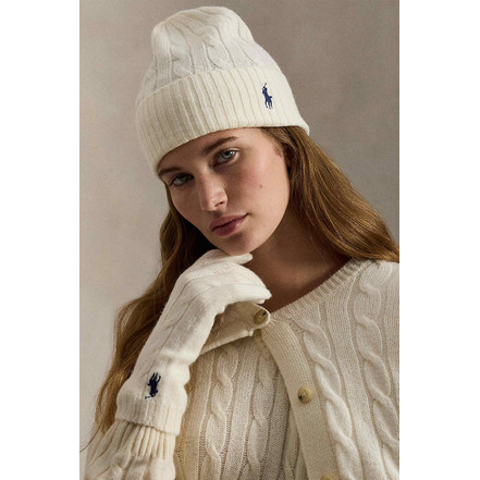Ralph Lauren beanie ecru
