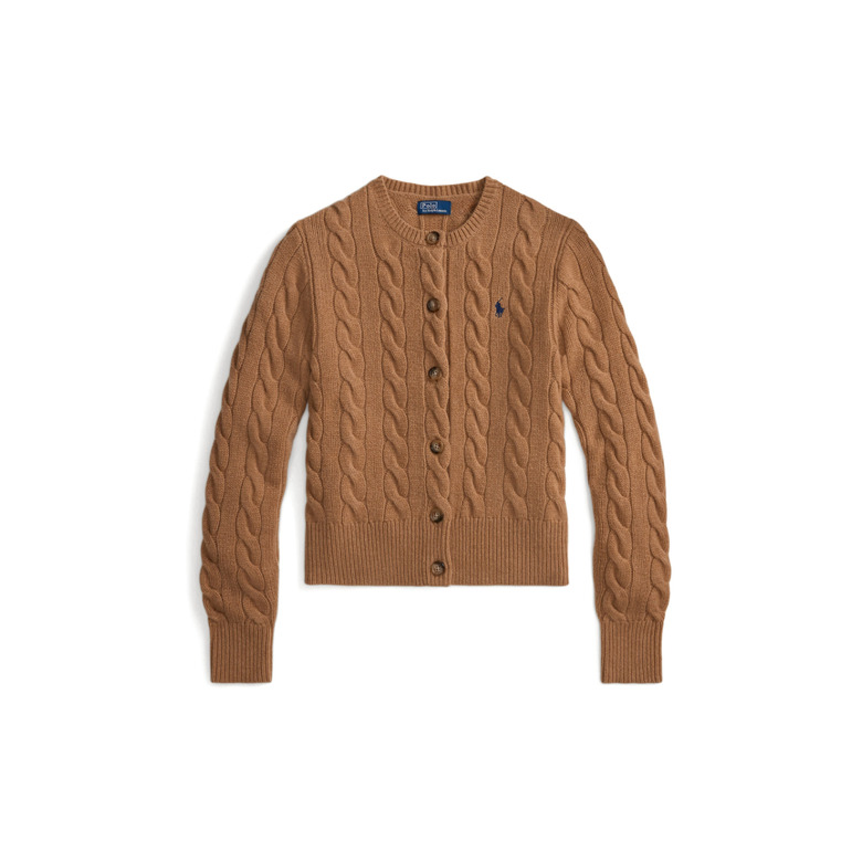 Ralph Lauren strickjacke camel 1