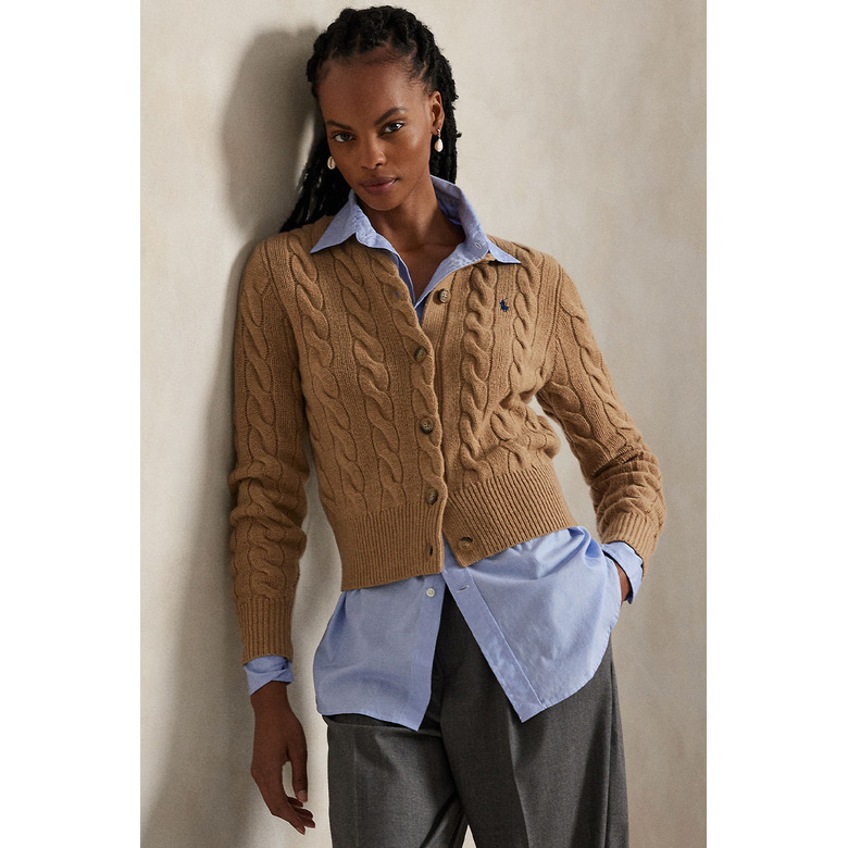 Ralph Lauren strickjacke camel 2