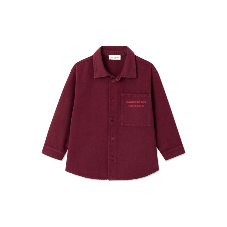 American Vintage bluse bordeaux 1