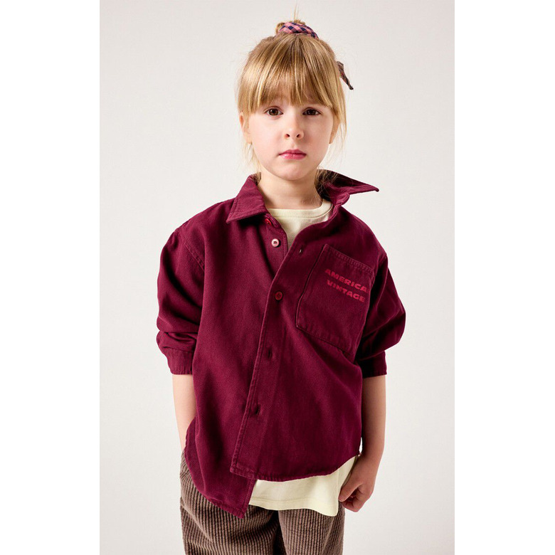 American Vintage bluse bordeaux 2