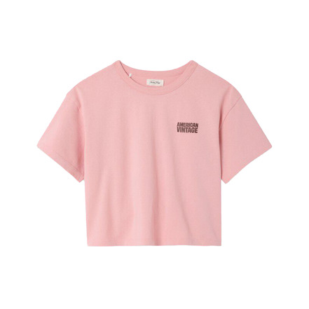 American Vintage t-shirt roze