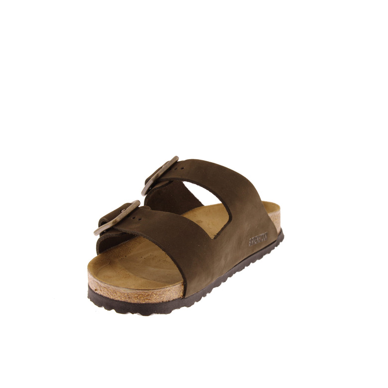 Birkenstock slippers bruin 3