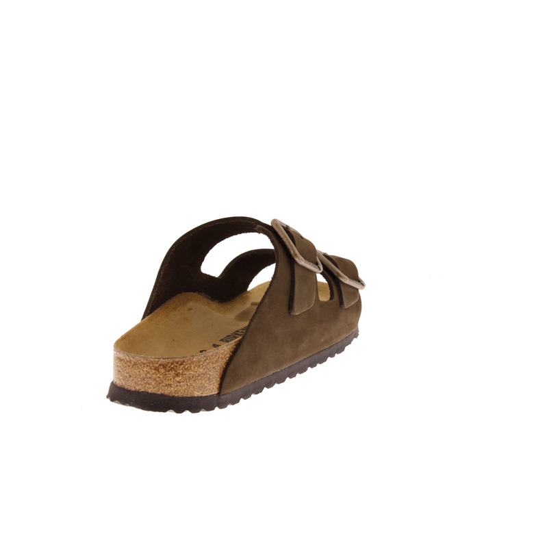 Birkenstock slippers bruin 4