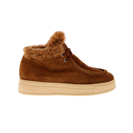 Agl lace shoes cognac
