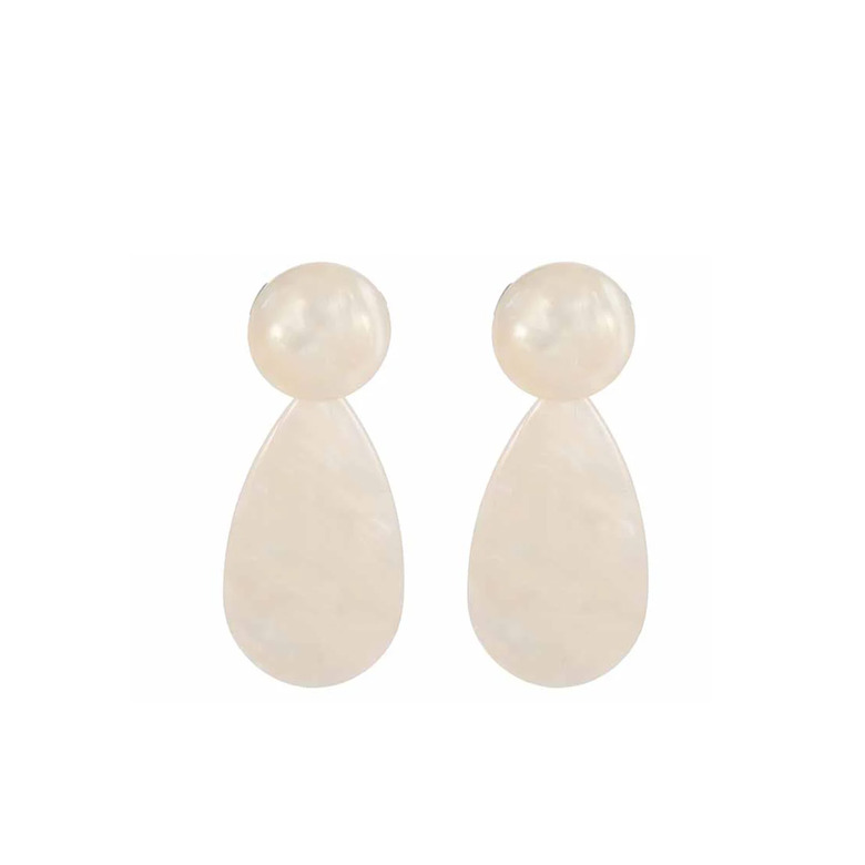 Candy Sweet oorbellen wit 1