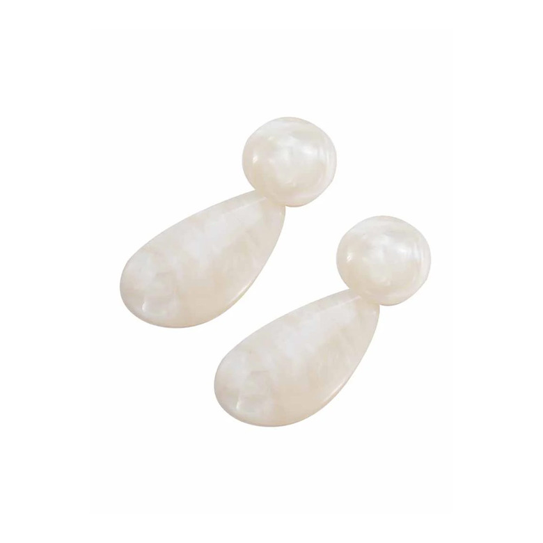 Candy Sweet oorbellen wit 2