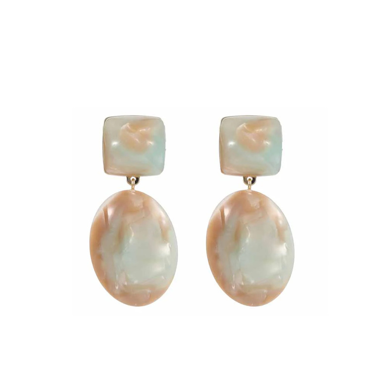 Candy Sweet oorbellen beige 1