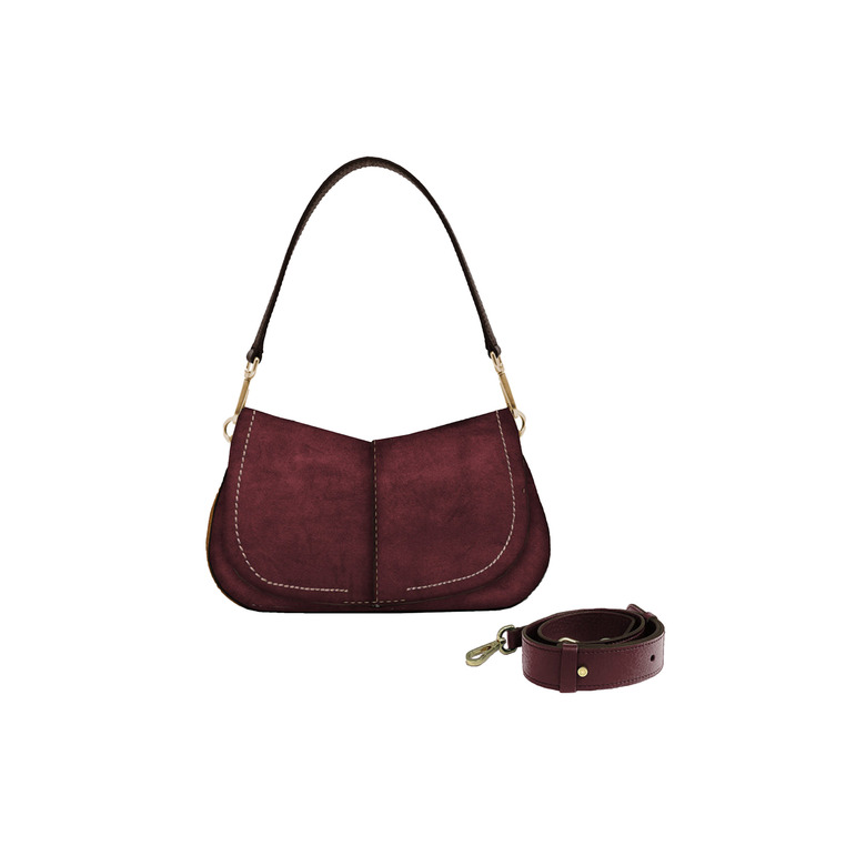 Gianni Chiarini schultertasche bordeaux 1