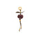 Gianni Chiarini bag charm bordeaux 1