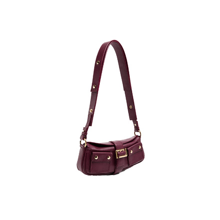 Lancel shoulder bag bordeaux