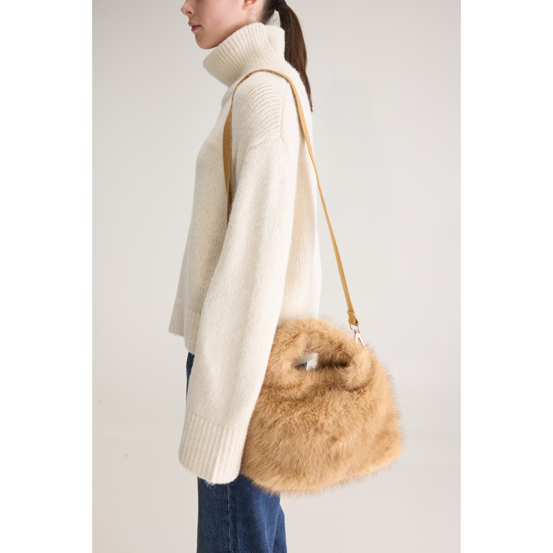 Bellerose sac à main camel 2