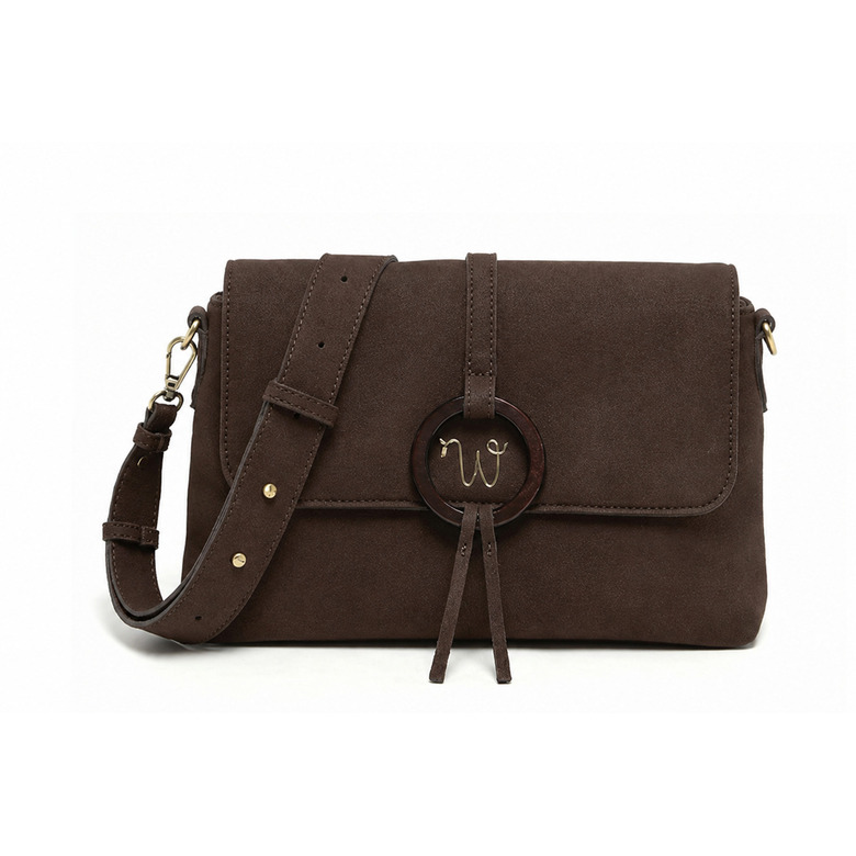 Woomen Vegan crossbody brown 1