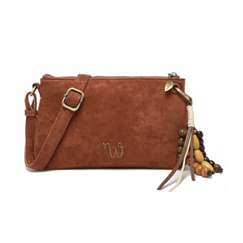 Woomen Vegan umhängetasche camel 1