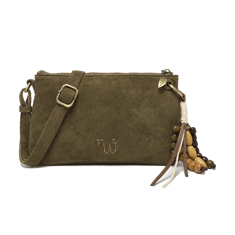 Woomen Vegan crossbody green 1