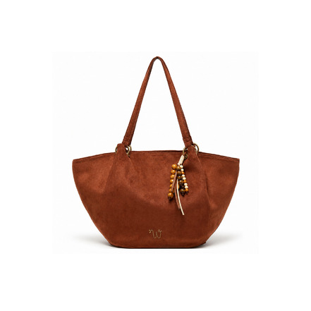Woomen Vegan shopper camel