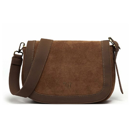 Woomen Vegan crossbody brown