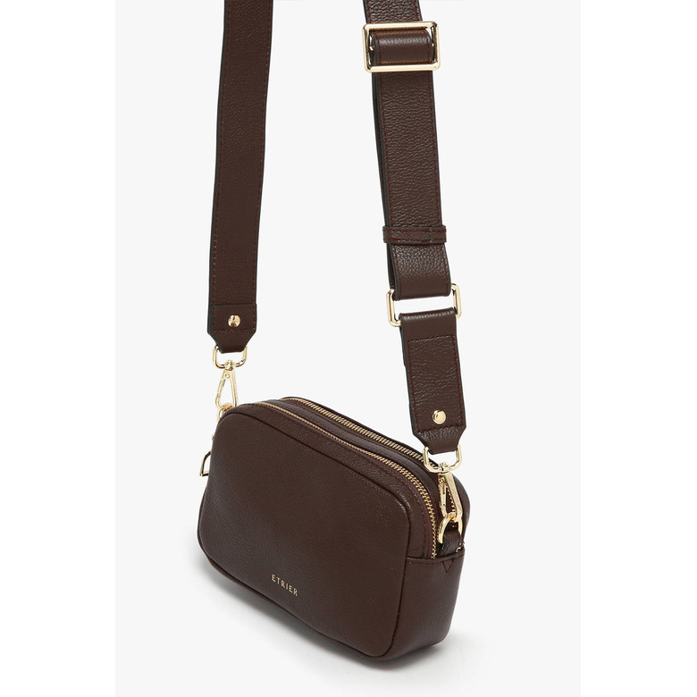 Etrier sac bandoulière brun 2