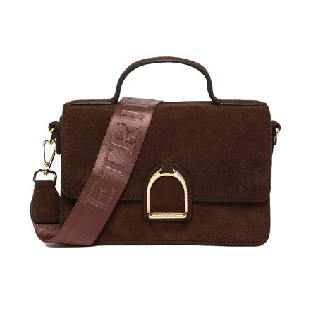 Etrier sac bandoulière brun