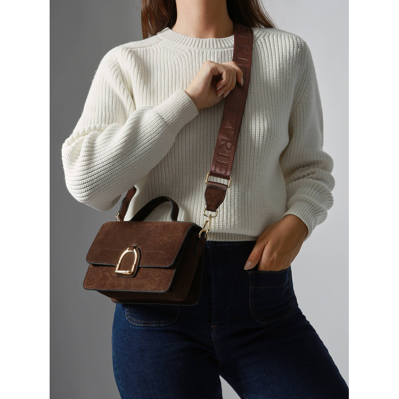 Etrier sac bandoulière brun 4