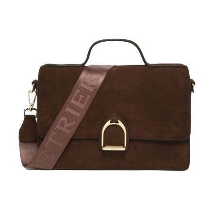 Etrier sac bandoulière brun