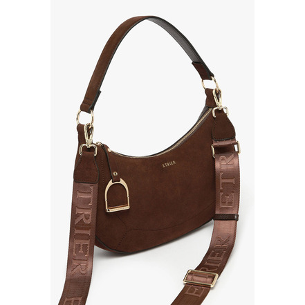 Etrier sac porté épaule brun
