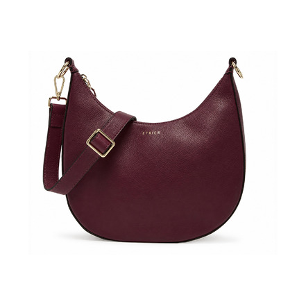 Etrier sac bandoulière bordeaux