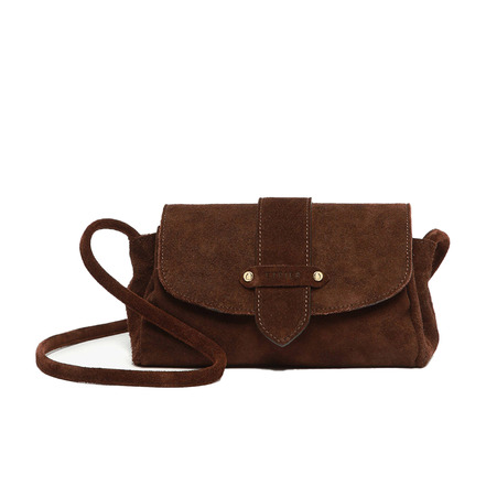Etrier sac bandoulière brun