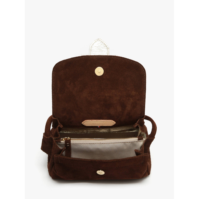 Etrier sac bandoulière brun 3