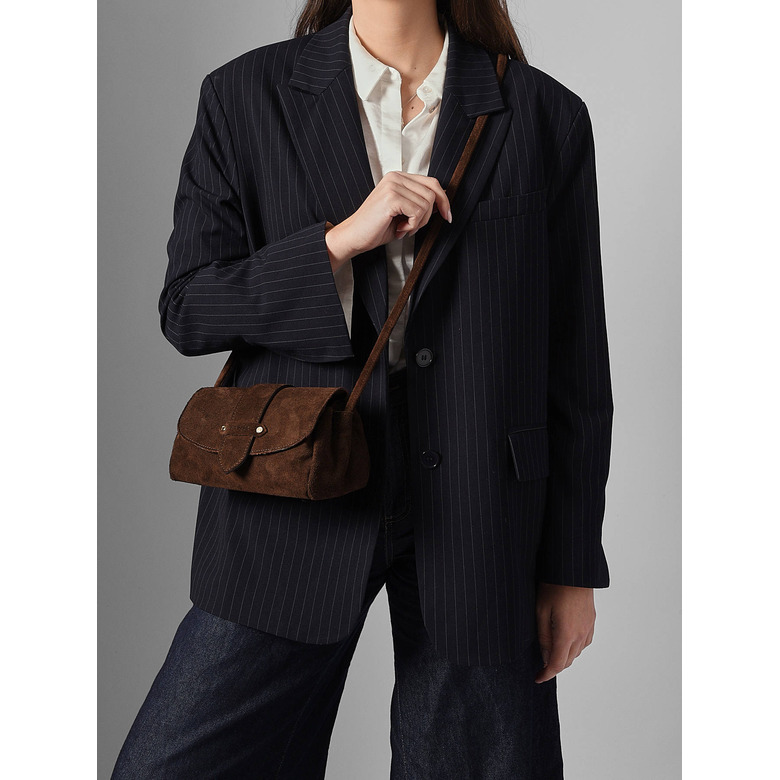 Etrier sac bandoulière brun 4